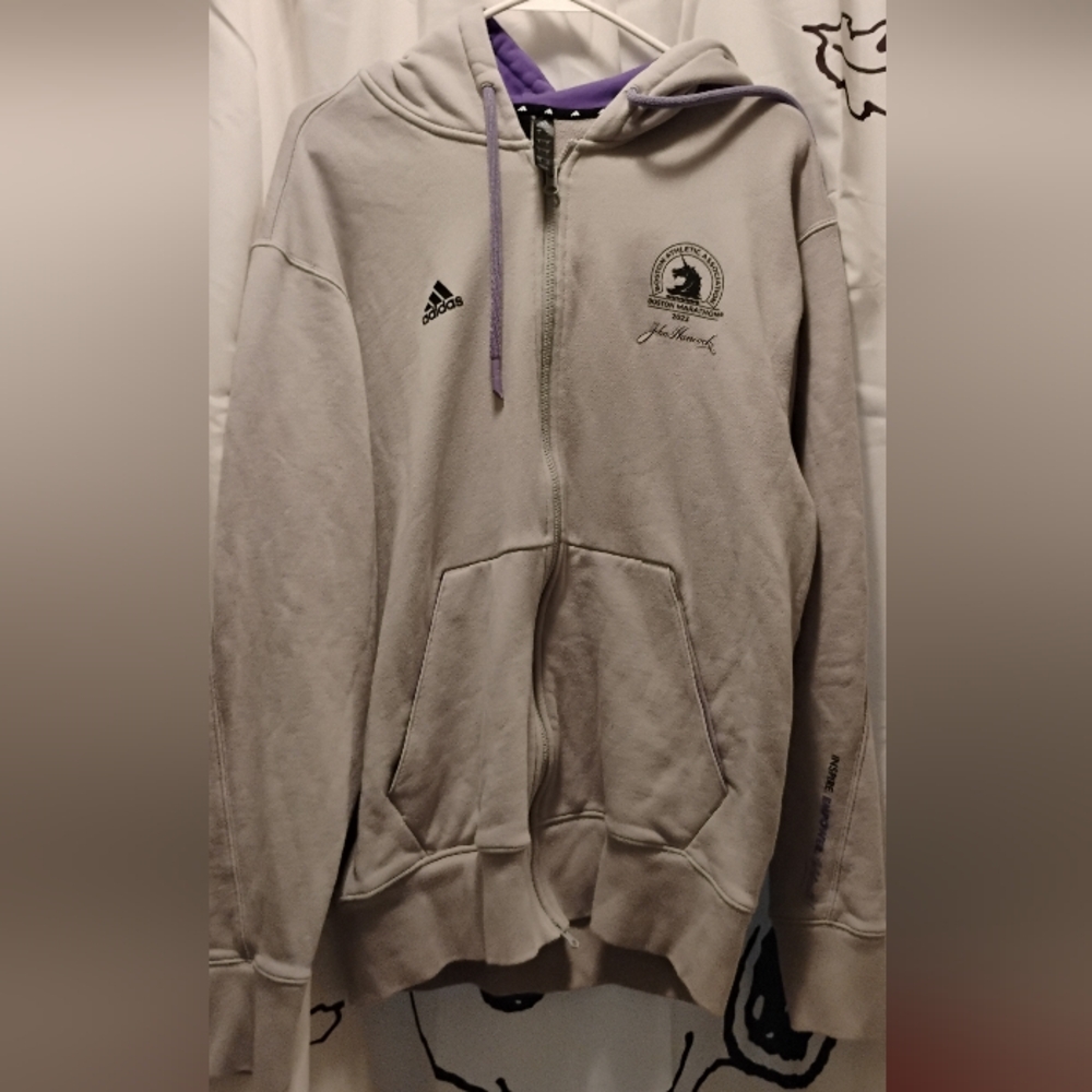 EUC Boston Marathon Adidas Zip Hoodie 2022